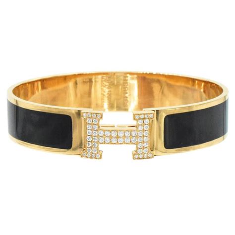 hermes cdc diamond bracelet|Hermes clic clac bracelet new.